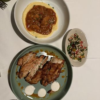 Albanesi - Marinated Half Chicken & Albanian Gulash with a side of couscous - Modern European Near Me - Easton, Pennsylvania
