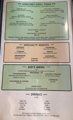 Menu photo 5 Sidelines Grill Ashland City, TN