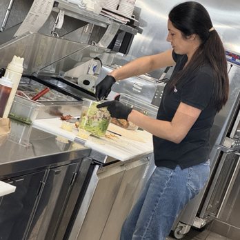 Sourdough & Co - Making my salad into a wrap - Salad Near Me - Pinole, California Sourdough & Co - Making my salad into a wrap - Salad Near Me - Pinole, California