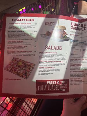 Menu photo 8 Ole Red Las Vegas, NV