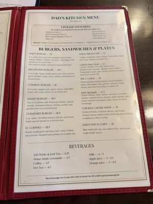 Menu photo 3 Dad's Kitchen Fair Oaks, CA