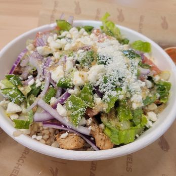 Rachel's Mediterranean Grill - Chicken Bowl - Mediterranean Near Me - Cheektowaga, New York Rachel's Mediterranean Grill - Chicken Bowl - Mediterranean Near Me - Cheektowaga, New York