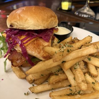 Kettlestrings Tavern - BOURBON BRINED CHICKEN SANDWICH - Bars Near Me - Oak Park, Illinois