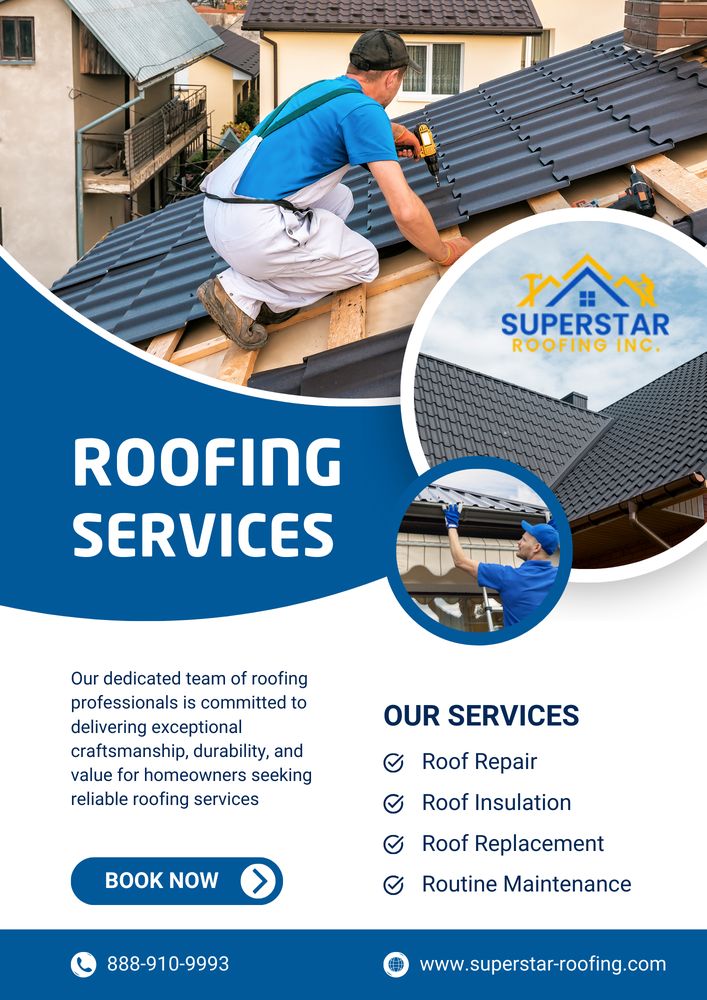 Slide of Superstar Roofing