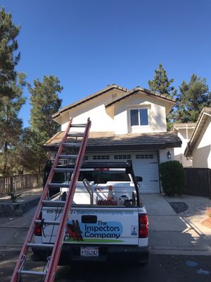 Photo of The Inspectors Company - San Diego, CA, US. We have large ladders to inspect the roof on two story homes!