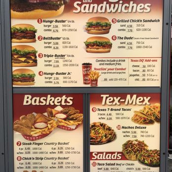 Dairy Queen - Fantastic burgers, baskets, and Tex-Mex! - Burgers Near Me - Mineola, Texas