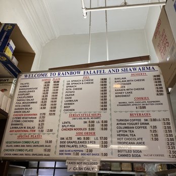 Rainbow Falafel - Menu - Middle Eastern Near Me - New York, New York Rainbow Falafel - Menu - Middle Eastern Near Me - New York, New York