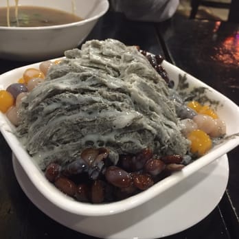 Cafe O'Dessert - Black sesame shaved ice - Desserts Near Me - Seattle, Washington Cafe O'Dessert - Black sesame shaved ice - Desserts Near Me - Seattle, Washington
