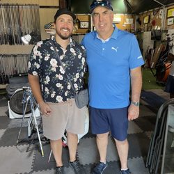 Paradox Golf Studio - Coach Gabriel Lagouros with PGA Legendary Golf Coach Mike Schy