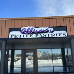 Allison's Petite Pastries - From of business after snow fall