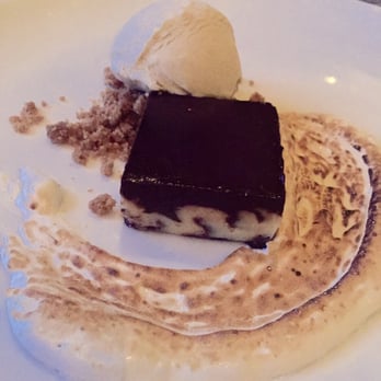 Wilfrid's Restaurant - Chocolate pavé with graham cracker ice cream and marshmallow - Canadian (New) Near Me - Ottawa, Ontario