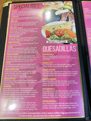 Menu photo 1 El Mariachi Orange Park, FL