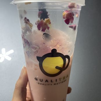 Qualitea - Rose petals - Bubble Tea Near Me - Pinole, California