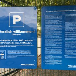 EDEKA Schnelle - "Allgemeine Geschäftsbedingungen" der Parkplatzüberwachungsfirma
