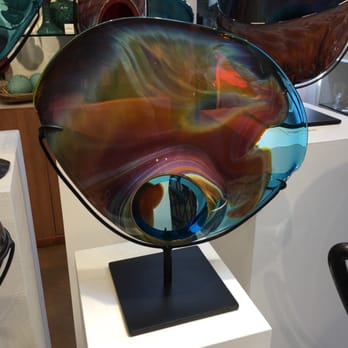 Liquid Light Glass - Aurora sculptures - Art Galleries Near Me - Santa Fe, New Mexico