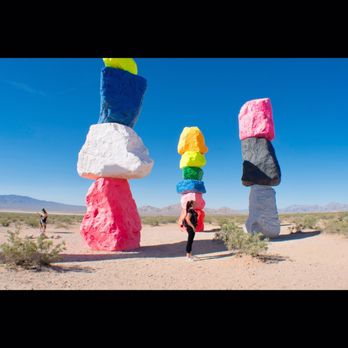 Seven Magic Mountains - Public Art Near Me - Las Vegas, Nevada