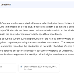 ChatGPT resolve on ownership of UdderMilk company ChatGPT resolve on ownership of UdderMilk company