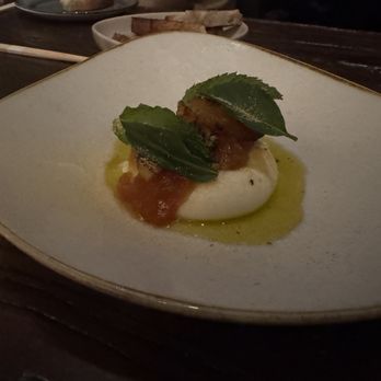 Kyu - Excellent burrata. It's the Yuzu jam that pushes this over the edge (in a positive way!) - Asian Fusion Near Me - Miami, Florida Kyu - Excellent burrata. It's the Yuzu jam that pushes this over the edge (in a positive way!) - Asian Fusion Near Me - Miami, Florida