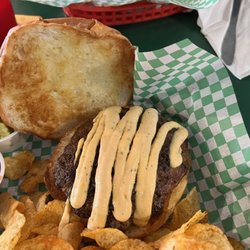 Jr Mac's - Black and bleu burger