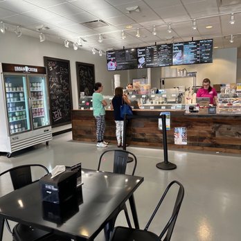 Urban Churn - Carlisle - a restaurant with tables and chairs - Ice Cream & Frozen Yogurt Near Me - Carlisle, Pennsylvania Urban Churn - Carlisle - a restaurant with tables and chairs - Ice Cream & Frozen Yogurt Near Me - Carlisle, Pennsylvania