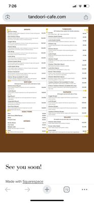 Menu photo 4 New Tandoori Cafe San Jose, CA Menu photo 4 New Tandoori Cafe San Jose, CA