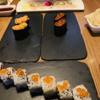 Kata Robata - Toro rolls, uni , salmon roe - Sushi Bars Near Me - Houston, Texas