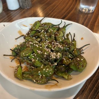 The Crain Lounge & Kitchen - Shishito Peppers is good, maybe a tad too sweet. - Lounges Near Me - Oklahoma City, Oklahoma