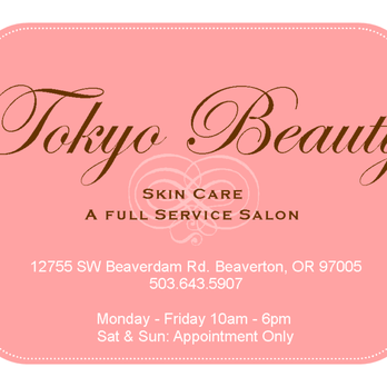 Tokyo Beauty - Skin Care Near Me - Beaverton, Oregon Tokyo Beauty - Skin Care Near Me - Beaverton, Oregon