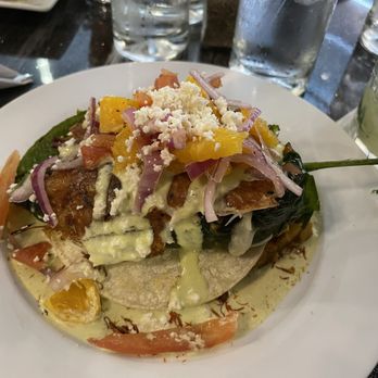 Mr. Q Restaurant - Chile Relleno with al pastor and chorizo con papas. - Latin American Near Me - Atascadero, California Mr. Q Restaurant - Chile Relleno with al pastor and chorizo con papas. - Latin American Near Me - Atascadero, California