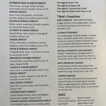 What About Bobs - Menu as of 1/25/25 - Diners Near Me - McAlester, Oklahoma What About Bobs - Menu as of 1/25/25 - Diners Near Me - McAlester, Oklahoma
