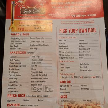 Sexy Crab - Menu - Seafood Near Me - Hicksville, New York Sexy Crab - Menu - Seafood Near Me - Hicksville, New York