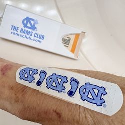 The University of North Carolina at Chapel Hill - Fun but horrible band aid. It fell off! 06/02/26