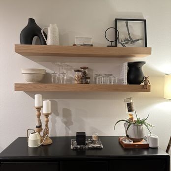 Amable's Woodwork - The shelves - Cabinetry Near Me