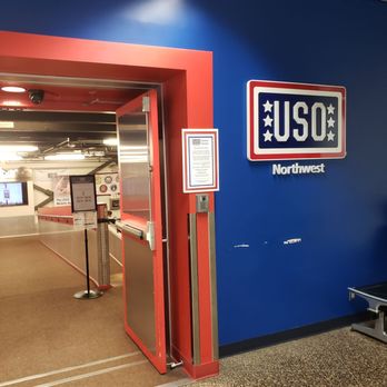 USO Northwest - The entrance - Airport Lounges Near Me - Seattle, Washington USO Northwest - The entrance - Airport Lounges Near Me - Seattle, Washington