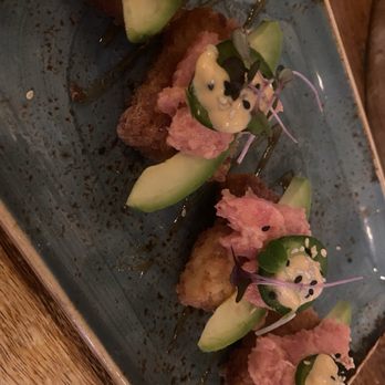 TownHall - Spicy Tuna Crispy Rice - New American Near Me - Cleveland, Ohio TownHall - Spicy Tuna Crispy Rice - New American Near Me - Cleveland, Ohio