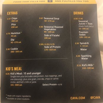 CAVA - Mediterranean Near Me - Gaithersburg, Maryland