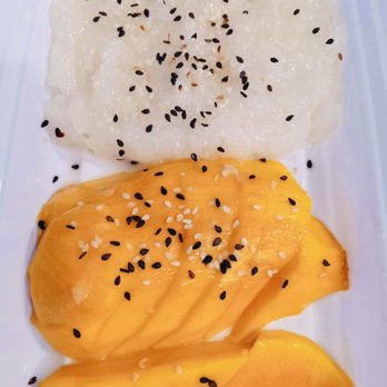 Thai Lao Restaurant - Mango sticky rice - sweet - Thai Near Me - Hercules, California Thai Lao Restaurant - Mango sticky rice - sweet - Thai Near Me - Hercules, California