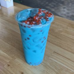 Caffeinated - Blue Hawaiian Red Bull infusion