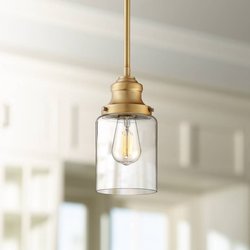 Clear glass pendants