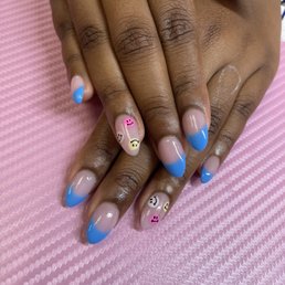 Acrylic nails, nail art Acrylic nails, nail art