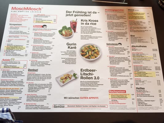 Menu photo 2 MoschMosch Oberhausen, NW