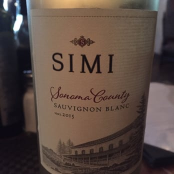 Portobello Feasts Restaurant - Bottle of  Simi Sauvignon Blanc ran about $43 yet tasteful. - Italian Near Me - Oakland, New Jersey
