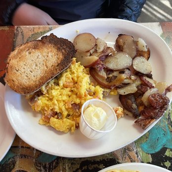 Harry's Roadhouse - Scrambled eggs with smoked salmon - Breakfast & Brunch Near Me - Santa Fe, New Mexico