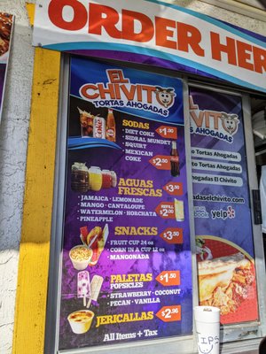 Menu photo 4 El Chivito Tortas Ahogadas San Antonio, TX