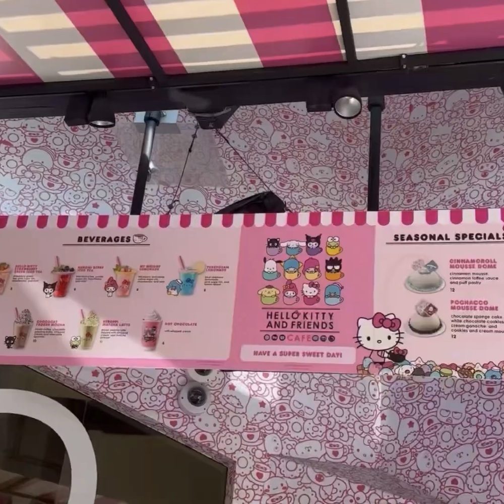 Universal City Walk - Hello Kitty Cafe Menu Board 3.2026 - Shopping Centers Near Me - Universal City, California Universal City Walk - Hello Kitty Cafe Menu Board 3.2026 - Shopping Centers Near Me - Universal City, California
