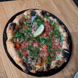 Mala Lamb Sausage Pizza Mala Lamb Sausage Pizza