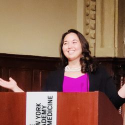Minnesota Family Chiropractic - Dr. Kim Tran speaking at the New York Academy of Medicine.