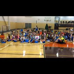 Oswego Orthodontics - Celebrating 5th grade graduating class with Oswego Orthodontics sling bags!