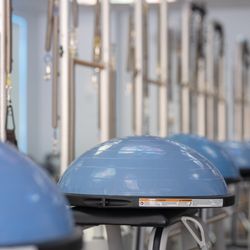 Harmony Pilates & Physical Therapy - Engage stabilizing muscles with our Bosu Ball.