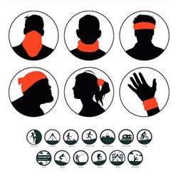 Niched - Tube Mask ways to wear